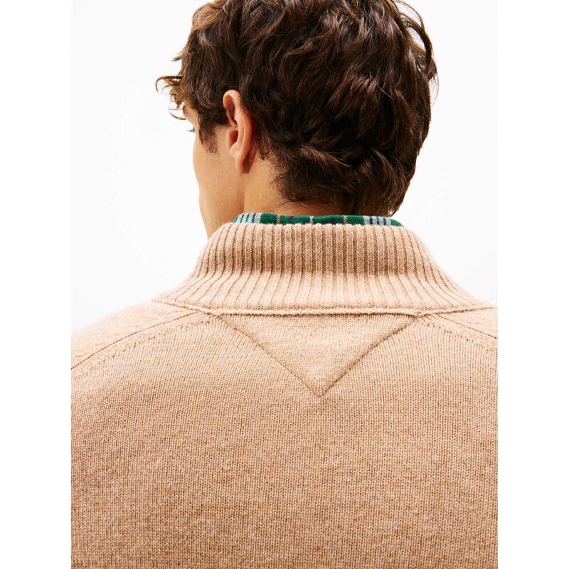 Tommy Hilfiger Pure Lambswool Half-Zip Jumper image number 2